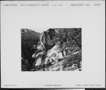 Big Creek #1 - Site of Tunnel