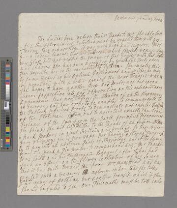 Beauchamp, Richard. Letter to Richard Shackleton