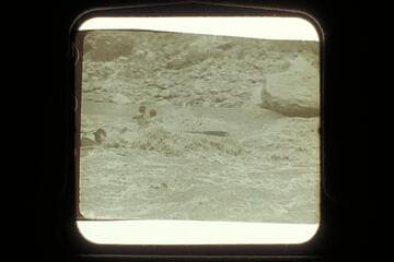 Boats in rapids
