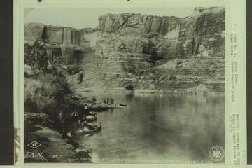 Camp No. 3, Green River. Brown-Stanton party