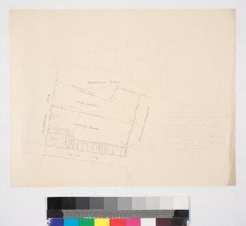 Map showing the Partition of a part of the Matthew Keller Estate