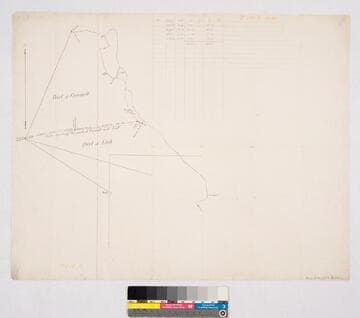 Rancho de los Felis: division-line.; Coronel and Lick properties