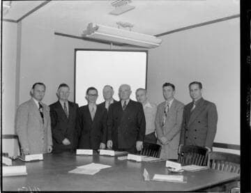 Board room meeting