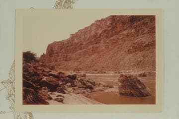 Down river from Mile 204.8. Head of One Mile Rapid