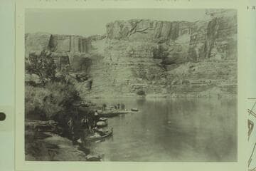 Camp No. 3, Green River. Brown-Stanton party